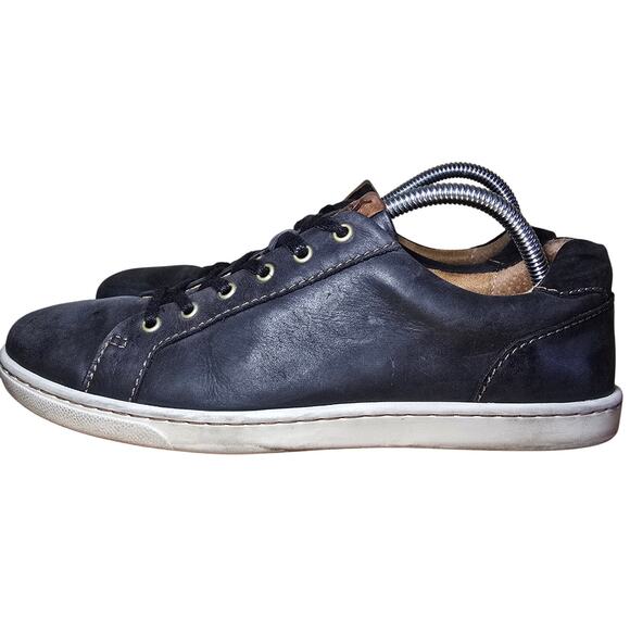 Born Men\'s Size 8 Womens 9.5 Allegheny Black Leather Low Top Sneaker Shoes main image 5